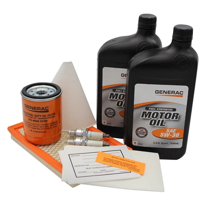 Generac® 0J93210SSM - Maintenance Kit For 11 KW 2013 Evolution Standbys With 5W-30 Synthetic Oil 1 Generac® 0J93210SSM - Maintenance Kit For 11 KW 2013 Evolution Standbys With 5W-30 Synthetic Oil