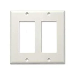 Generic 180 0516 Decora 2 Hole Faceplate - White