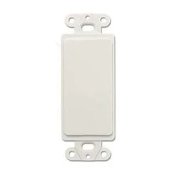 Decora Faceplate Blank Insert White
