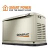 Generac Standby Generator, Liquid Propane/Natural Gas, Single Phase, 120V AC/240V AC