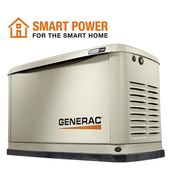 Generac Standby Generator, Liquid Propane/Natural Gas, Single Phase, 120V AC/240V AC 1 Generac Standby Generator, Liquid Propane/Natural Gas, Single Phase, 120V AC/240V AC